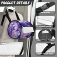 thumbnail image 6 of ZIATUBLE Ocean Moon Hanging Paper Dispenser Dolphins Paper Dust Cover Case with Smooth Zipper Camping Roll Paper Storage Bag Washable Paper Pouches for Organization Paper Holder, 6 of 7
