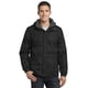 thumbnail image 1 of Port Authority Chaqueta aislante con estampado de pinceladas 4XL Negro Autoridad Portuaria J320, 1 of 1