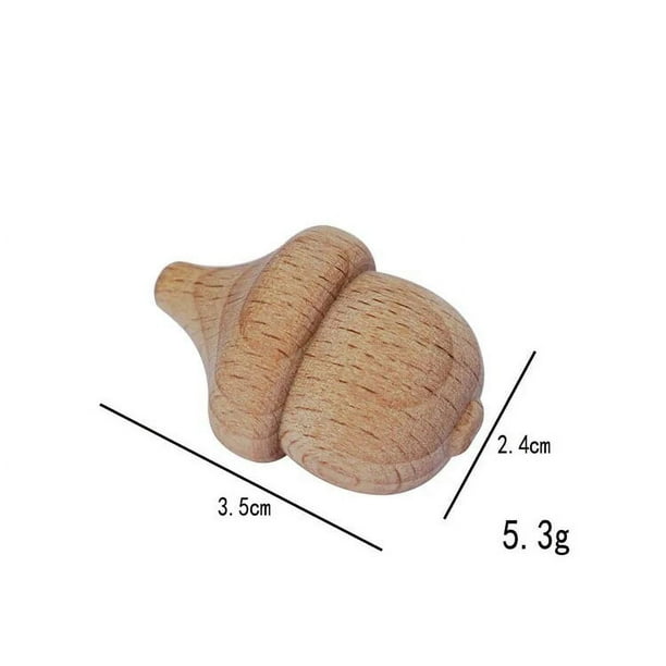 Muñecas de clavija de madera sin terminar para manualidades, 1 unidad, espacios en blanco de madera Natural para adornos navideños de madera, decoración del hogar