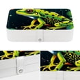 thumbnail image 4 of Frog Decorative PU Leather Jewelry Organizer Box with Removable Compartment: Portable Display Case, 4 of 6