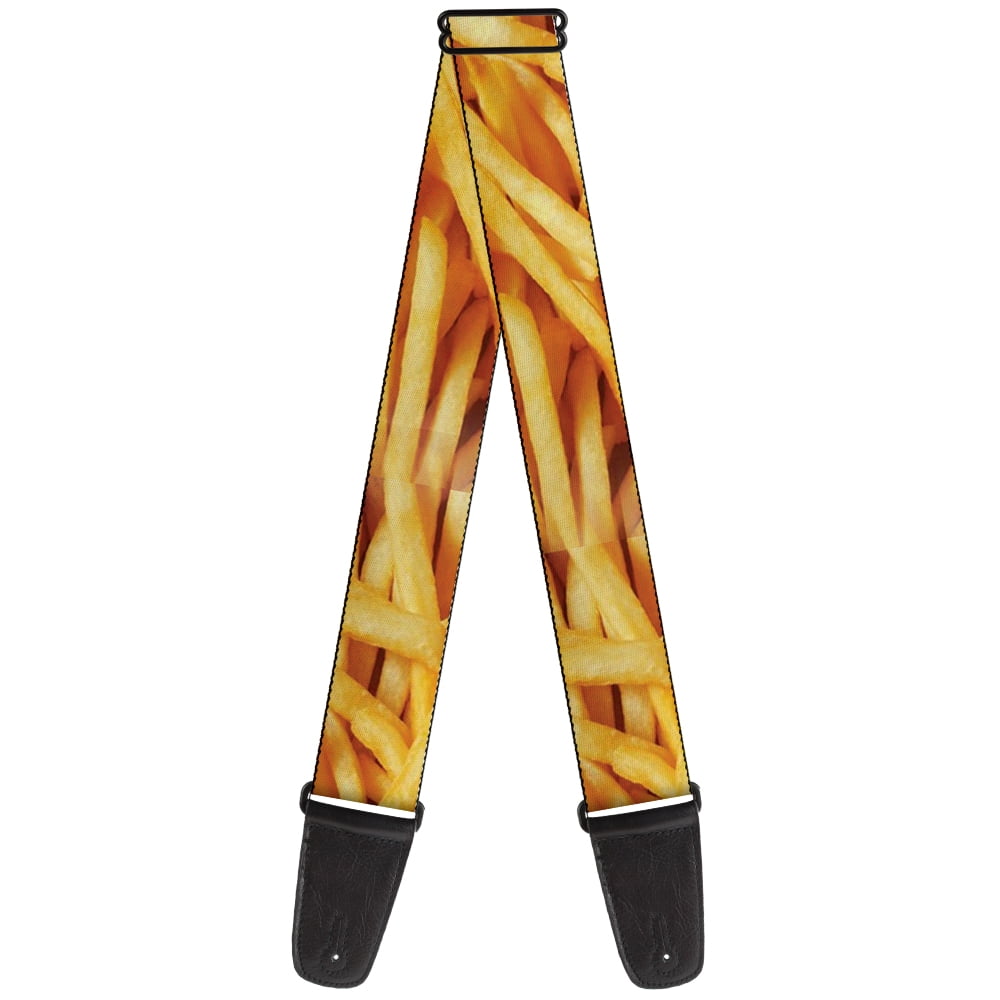 Buckle-Down Guitar Strap, Vivid French Fries Stacked, 2 Inches Wide