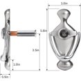 thumbnail image 2 of Brushed Nickel Door Knocker & Viewer5.8 Inch Height Use Thicker Materials To Make Door Hardware, 2 of 4
