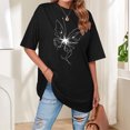 thumbnail image 2 of vigerkar Womens Oversized Tshirt Graphic Tees Crew Neck Summer Short Sleeve Loose Fit Drop Shoulder Tee Tops (Black, XL), 2 of 4