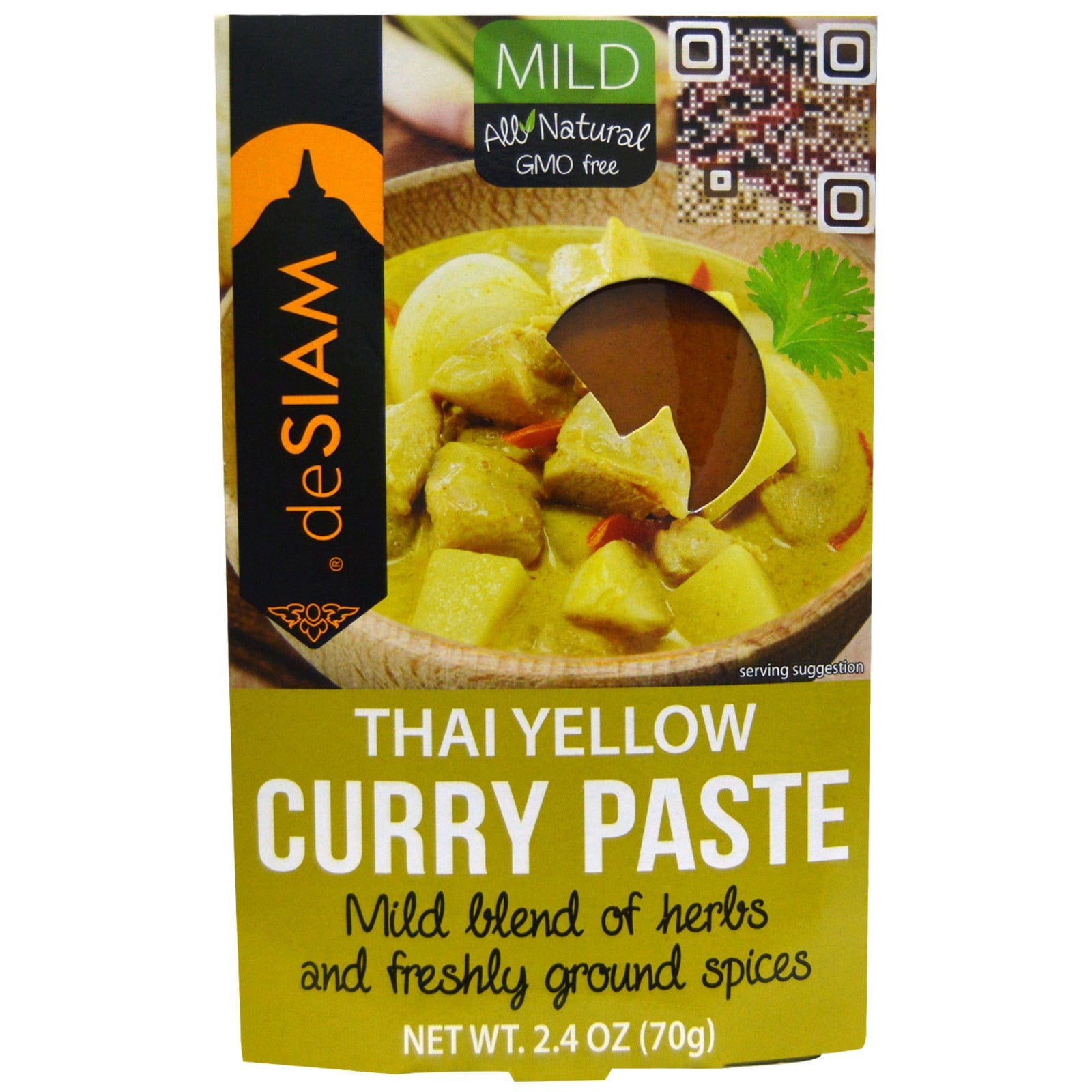 Desiam Yellow Thai Curry Paste, 2.4 Oz