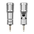 thumbnail image 2 of BOYA BY-P4 Omnidirectional Condenser Microphone Mini Mic with Windscreen 3.5mm TRRS Plug for Smartphone Tablet Laptop Vlog Shooting Live Stream Interview, 2 of 9