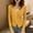 Yellow, variant on Qulqfy Green Sweaters Women Pullover V Neck Cozy Sweater Knit Long Sleeve Petite Fashion Shirts Tops for Women