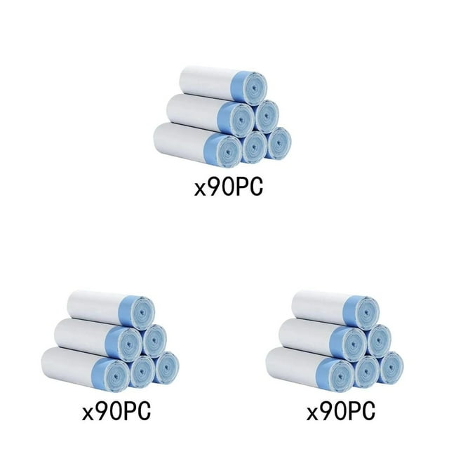 Dsseng 90 Unités Doublures de Litière pour Chat Extra Larges Sacs de Réceptacles de Déchets de Litière pour Chat pour Cleanpethome Sacs de Litière pour Chat Autonettoyants à Cordon Sacs de Déchets de Litière pour Chat Robustes 3 Pcs