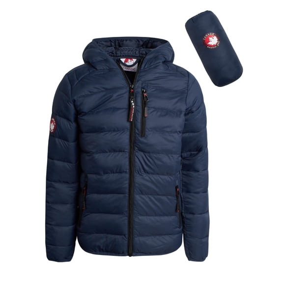 CANADA WEATHER GEAR Boys' Puffer Jacket - Lightweight Nylon Packable Winter Coat for Boys (10-20)