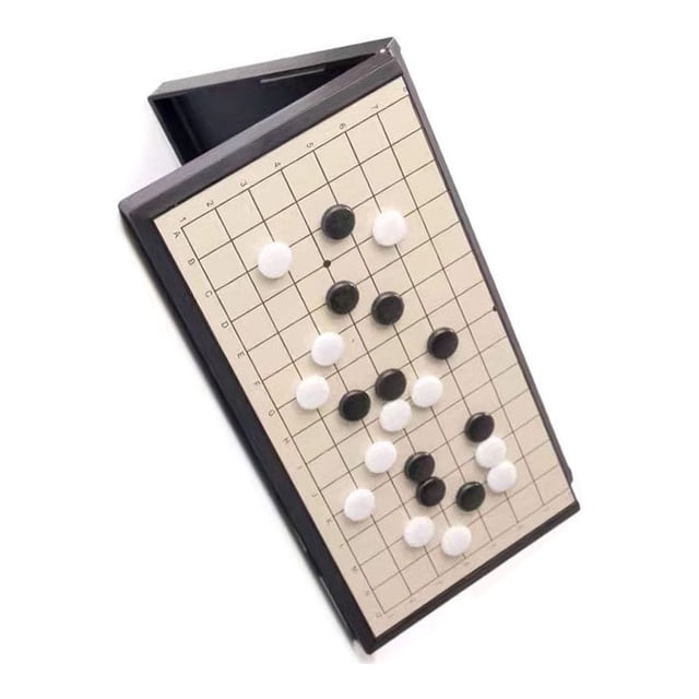 Bewildely Adultos profesional portátil plegable Go piezas de juego juego de fiesta niños Gobang juegos de práctica interactiva Juguetes Educativos Largo Bewildely FN011740-03