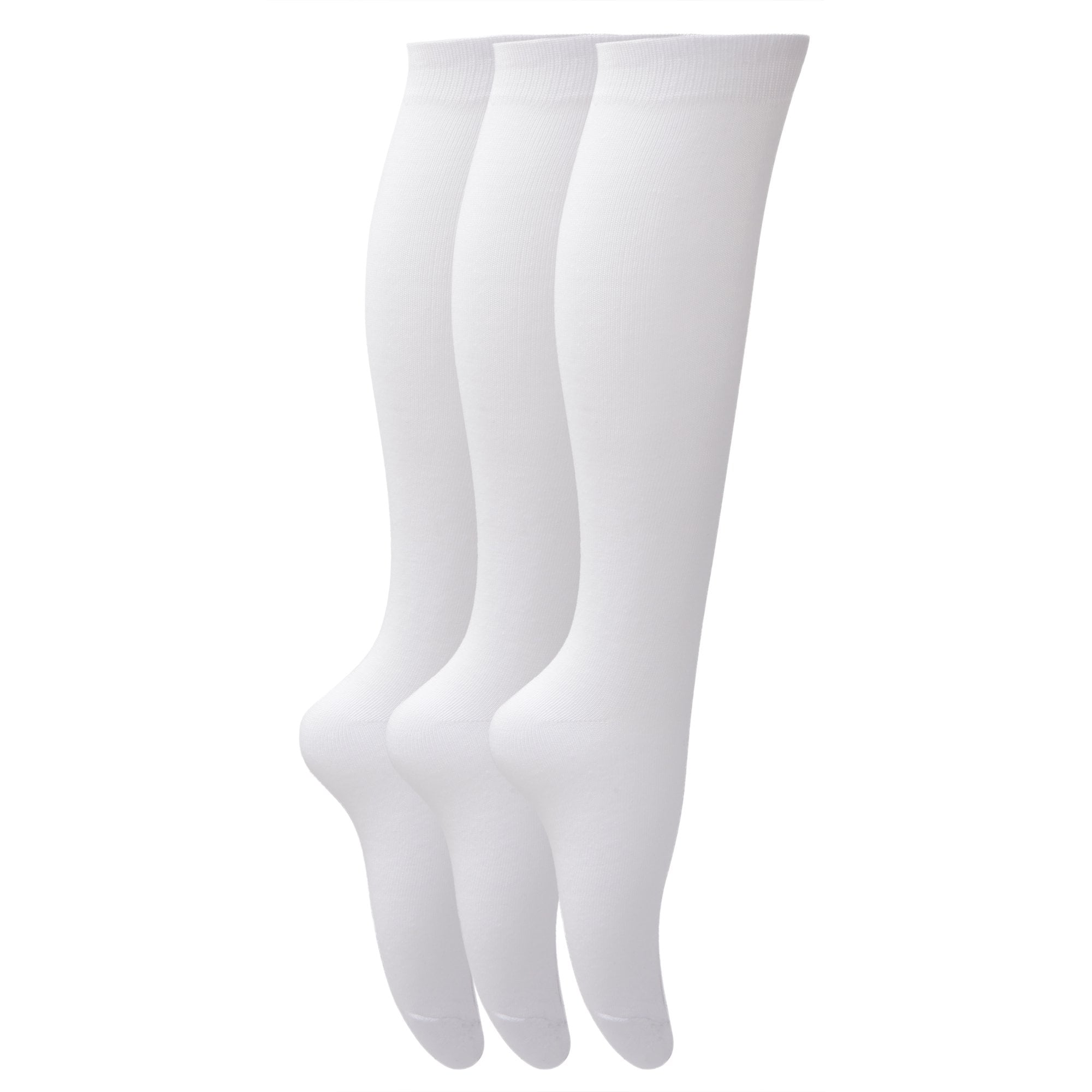 Childrens Girls Plain Knee High School Socks (Pack Of 3) Walmart Canada