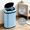 Blue, variant on XF XINFENG 13 Gallon Kitchen Trash Can, Automatic Touchless, Stainless Steel, Home/Office, Waste Bin, Silver, Black Lid