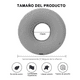 thumbnail image 4 of Cojin Neumatico  Belug Tipo Dona Para Hemorroides Ortopedico Comodo Gris, 4 of 5