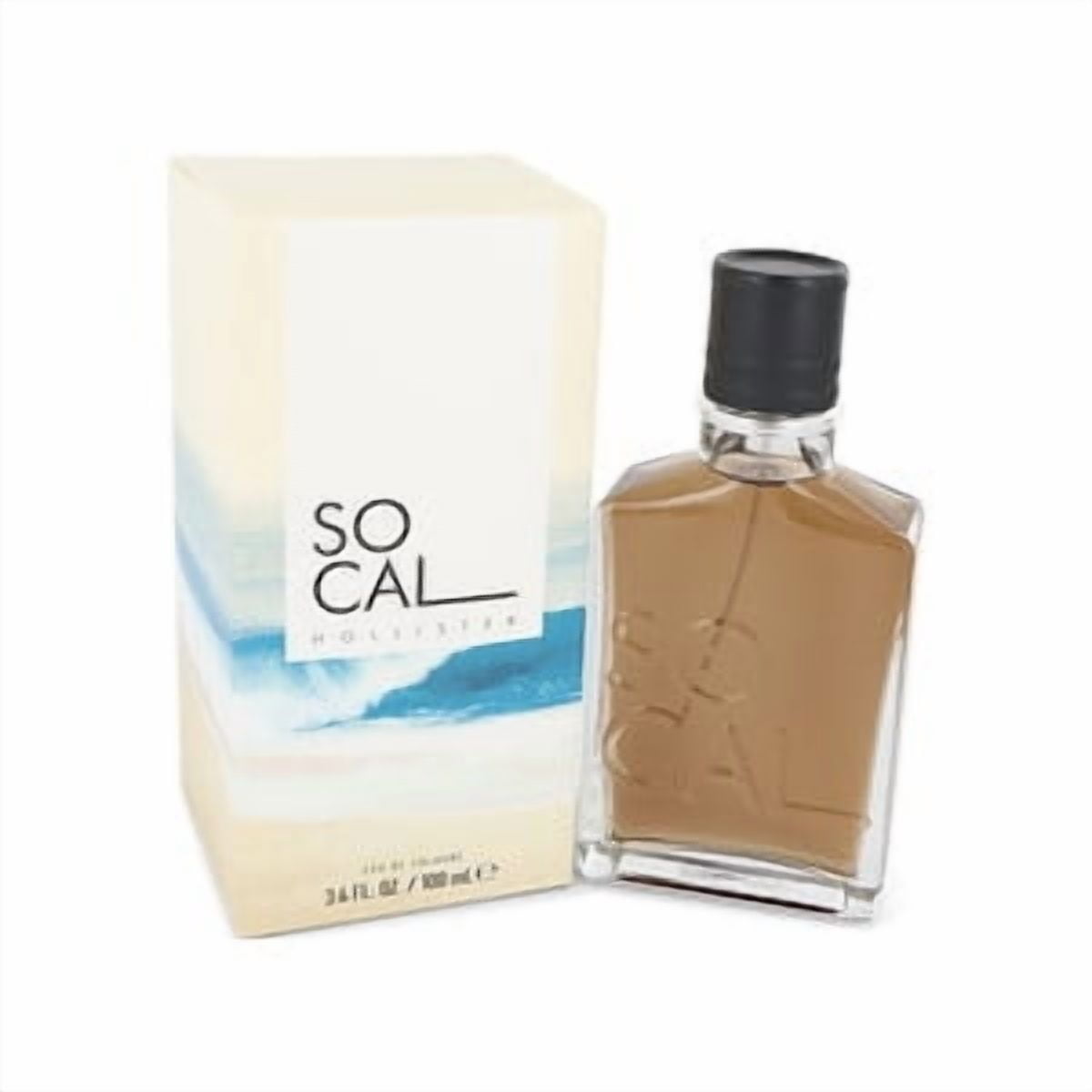 Hollister So Cal Eau de Cologne Spray, 3.4 oz, Warm Spicy Woody