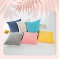 thumbnail image 3 of Matsuzay Funda de almohada de pana para coche, funda de cojín cuadrada, funda de almohada, dibujo para sofá cama, decoración para sala de Decoración del hogar amarillo 45*45cm, 3 of 6