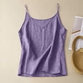 thumbnail image 5 of Tank Tops for Women V Neck Spaghetti Strap Camisole with Relaxed Draped Fit and Straight Hem Summer Tops for Women, 5 of 7