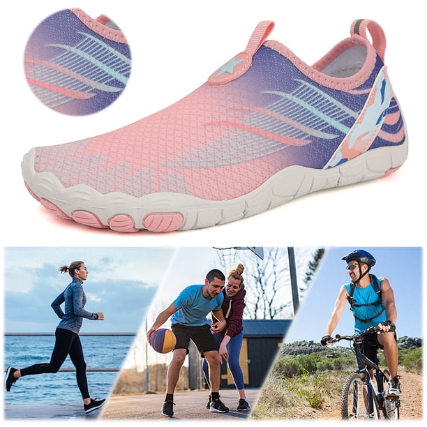 Zapatos Vadeo Unisex Transpirable Secado Rápido Slip On para Acuáticos