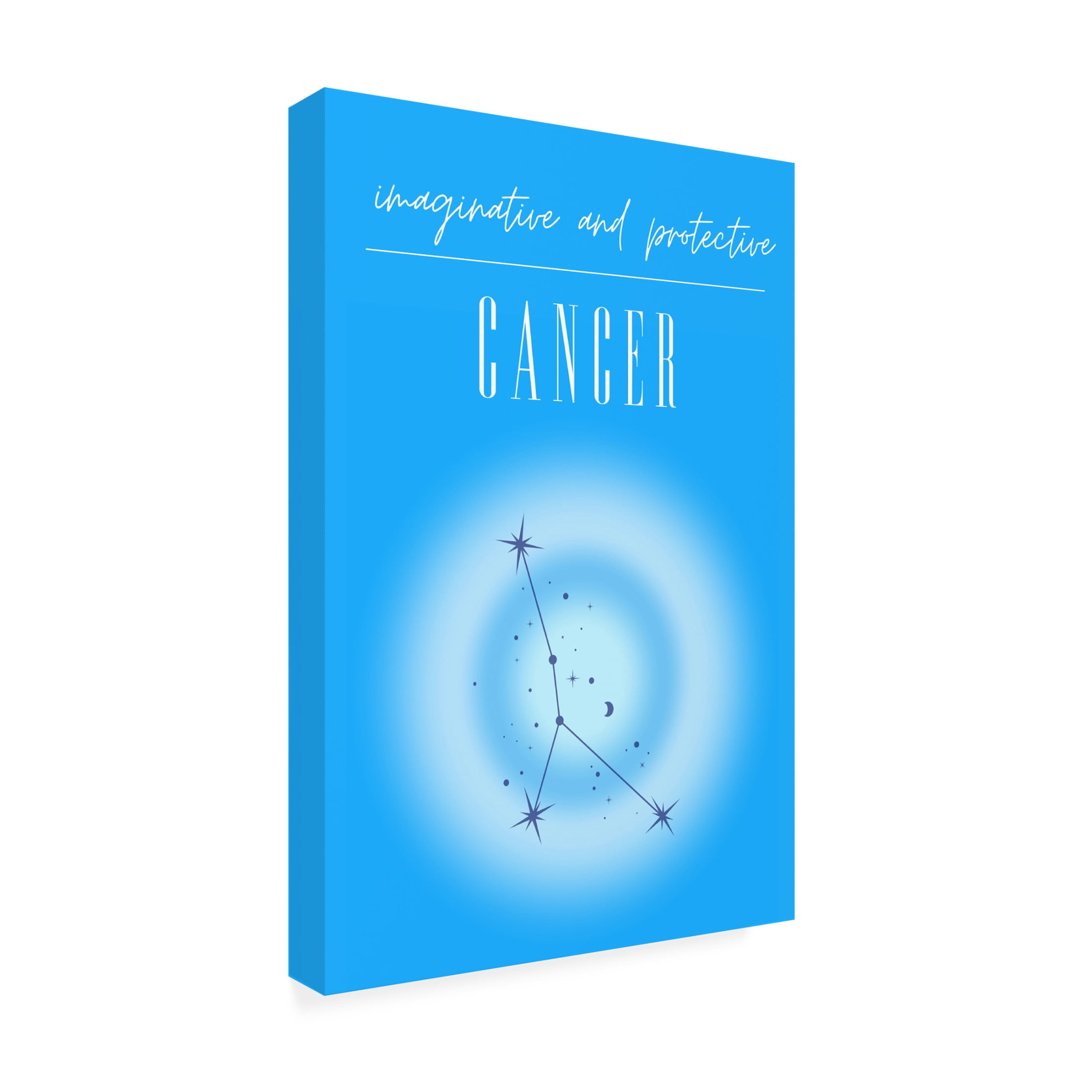 Trademark Fine Art Amelie  Cancer Zodiac Print Art Canvas Wall Art