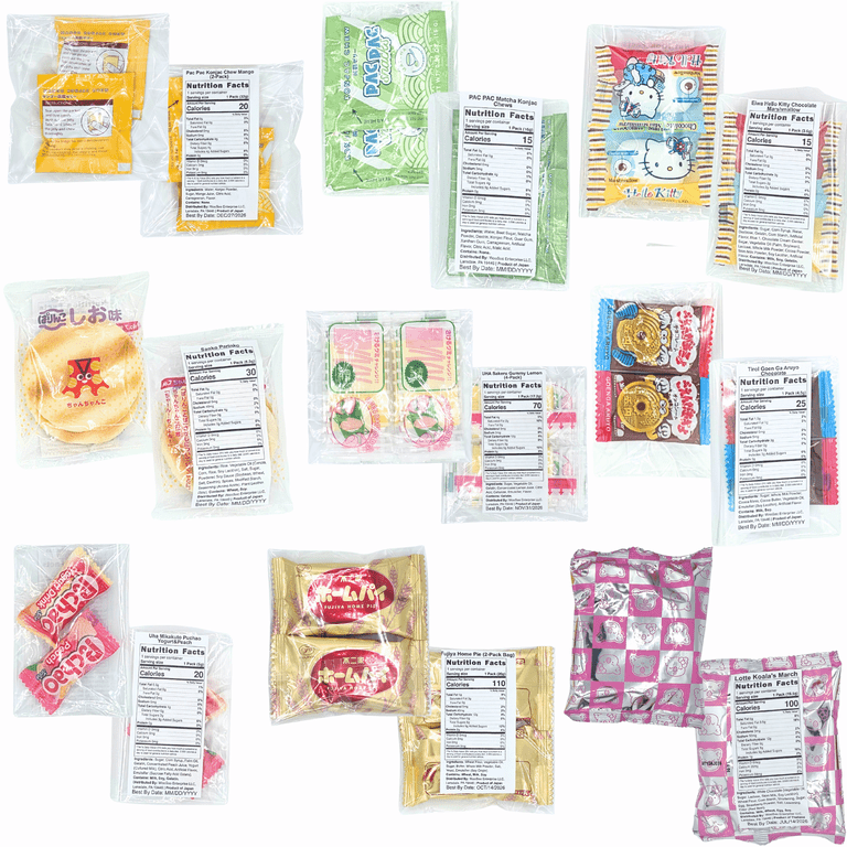 SNACKZON - Japanese Korean Snacks Gift Set - Sweet & Savory