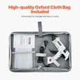 thumbnail image 5 of VEVOR Hot Glue Gun, 60/100W Dual Power, Mini Hot Glue Gun with 20 Premium Glue Sticks and Oxford Cloth Bag, Fast Preheating & High Temp Melt Glue Gun for Crafts, Arts, DIY, Quick Home Repairs, White, 5 of 9