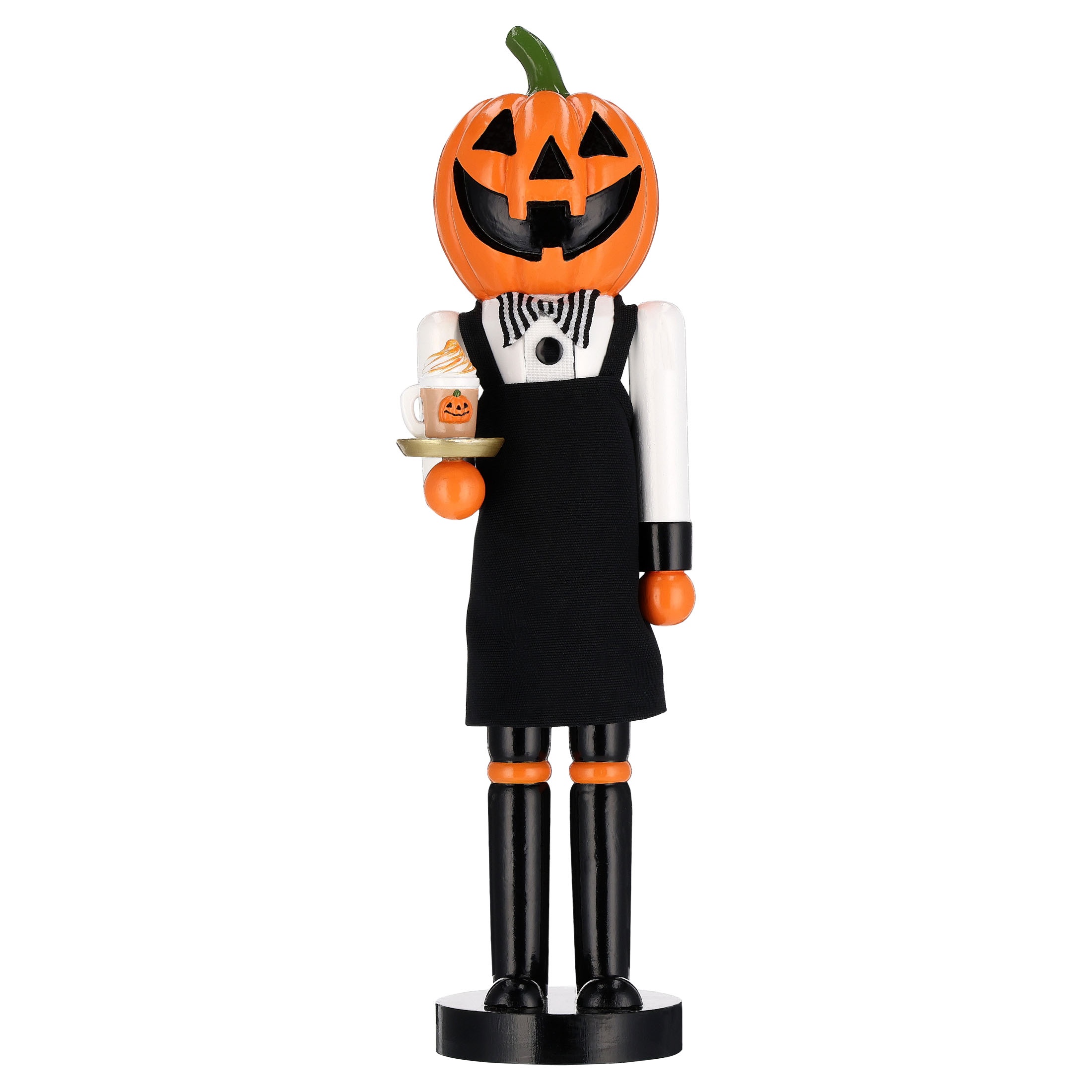 Way To Celebrate Wooden Pumpkin Nutcracker, 14.8 Inches photo 1