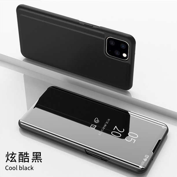 Funda de teléfono con espejo inteligente de lujo para iPhone 13 12 Pro Max 11 7 8 6 6S Plus XS Max XR XS X SE 2020, funda protectora con tapa Tan Jianjun unisex