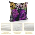 thumbnail image 4 of Autua Panda Bear Graffiti Art Graphic Decorative Cushion Throw Pillow Cover for Home Couch Living Room Bed Sofa Zipper Closure High-Quality 1PC 24x24in, 4 of 5