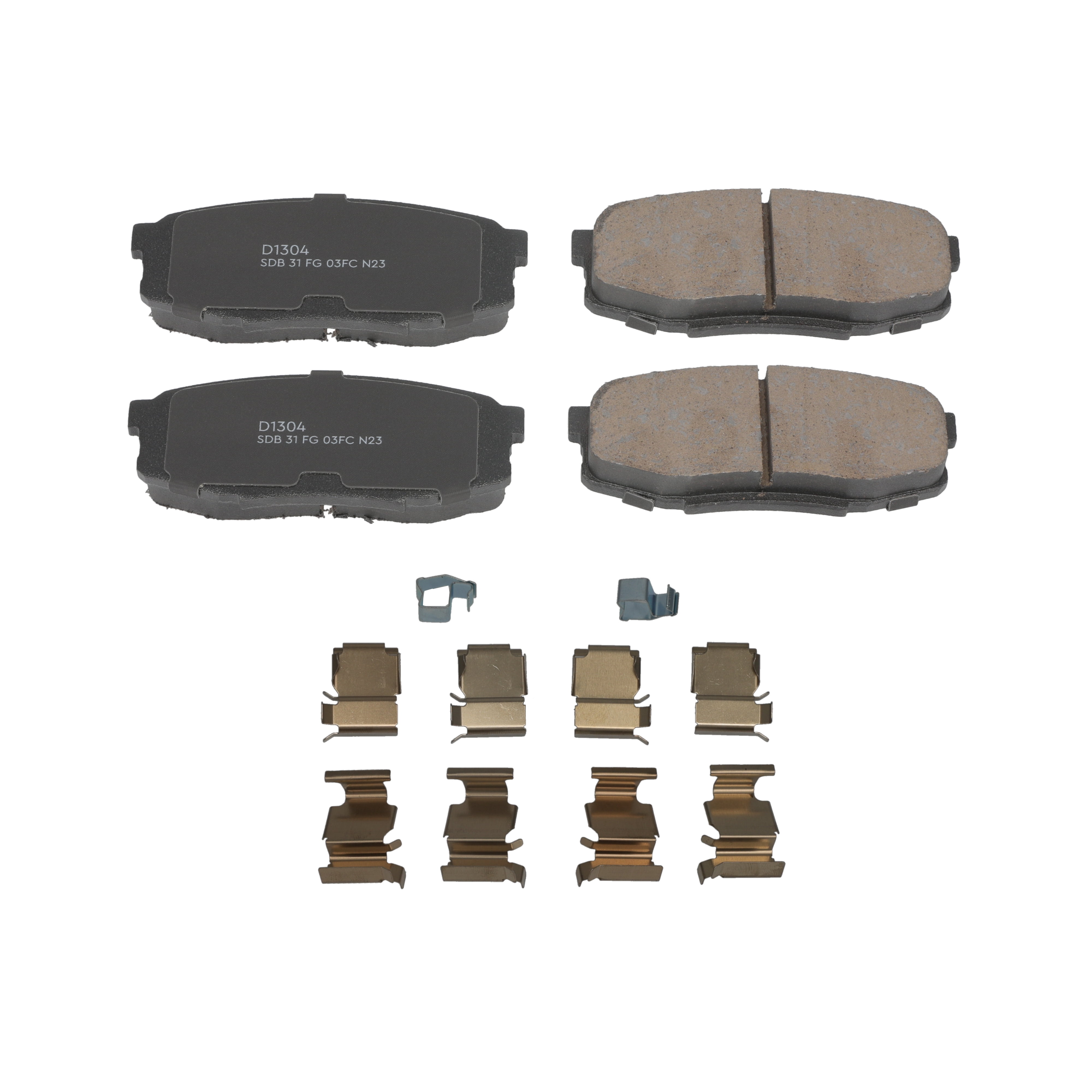 Winstop Brake Pad Set, Rear WS.1304.0.C, Toyota Tundra 2017-2007