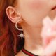 thumbnail image 5 of Pendientes colgantes de circonita cúbica con diseño de sol, luna y estrella a la moda para mujer, aretes de sol brillantes, joyería con abalorios para boda, regalo ---- 2 --- Código de producto 65456, 5 of 5