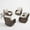 Beige, variant on Bellefurn Outdoor Swivel Rocker Patio Chairs Set,6 Piece Furniture Set with 4 Swivel Rocking Chairs and Side Table All Weather Wicker Conversation Set for Porch Deck Garden Backyard