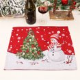 thumbnail image 4 of Clearance! Caoblia Christmas Placemats 13x17" Washable Wipeable Heat-Proof Knitted Placemats for Kitchen, Dining Table, Holiday, Party Decor Supplies, Christmas Decorations, 4 of 6