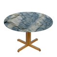 thumbnail image 3 of HAOXIT Marble Tablecloth, Exquisite Architecture Floor Nature Rock Picture, Dining Room Kitchen Round Table Cover, 3 of 8