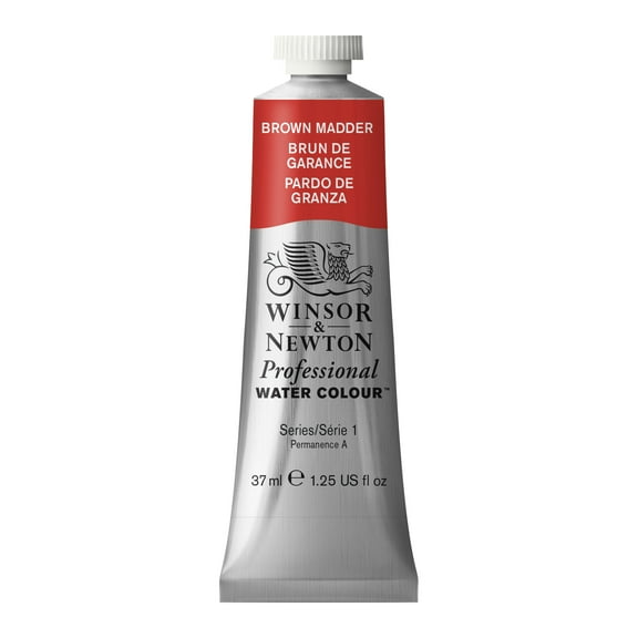 Winsor & Newton Professional Watercolor, 37ml, Brown Madder