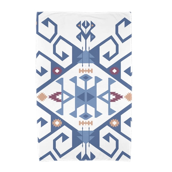 E by Design Happy Hippy Jodhpur Medallion Beach Towel