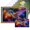 thumbnail image 1 of Hilo Algodón Ecológico Bordado Punto Cruz Colibrí Impreso 11CT 60x37cm, 1 of 9