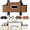 Brown, variant on 4 in 1 Multifunctional Car Backseat Organizer & Storage Box, Automotive Seat Back Organizer with Tissue Box, 2 Cup Holders, Phone Stand & Hooks