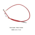 thumbnail image 2 of unbranded Cable De Embrague Rojo Para Motocicleta Con Construcción Resistente De Plástico Y Metal, 2 of 8