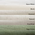 thumbnail image 5 of Jainmy Linen Light Filtering Curtainsfor Living Room Bedroom, Rod Pocket Back Tab Semi Sheer Farmhouse Window Drapes, 2 Panels,50x90 inch,Oatmeal, 5 of 10
