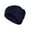 Navy, variant on PINQI Female Fashion Headwrap Women Solid Beading Hat Ruffle Cancer Chemo Hat Wrap Cap Ladies Breathable Headwrap
