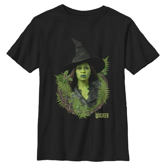 Boys Wicked: For Good Elphaba Forest Portrait T Shirt