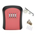 thumbnail image 4 of HILABEE Key Lock Box Sturdy 4 Digit Code Password Box for Office Realtors House Keys Red, 4 of 9