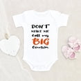 thumbnail image 2 of Pregnancy Announcement Baby Onesie Unique Baby Shower Gift Don't Make Me Call My Big Cousin Baby Onesie Cute Baby Clothes Baby Cousin Onesie, 2 of 5