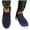 Blue, variant on hoksml Men's Slip On Walking Shoes, Breathable Mesh Casual Loafers, Lightweight Non Slip Platform Daily Sneakers for Outdoor Shopping Travel