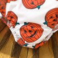 thumbnail image 5 of Odeerbi Infant Girls Clothes Halloween Pumpkin Print Rompers Jumpsuits New Style Mesh Pumpkin Onesie Bodysuit Orange, 5 of 9