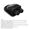 thumbnail image 4 of Guardoinrt Solar Panel Double Cable 2 Holes Entry Gland Plastic Box Portable RV Boat Campervan Caravans Camper Motorhome Sealing Black 1Set, 4 of 6