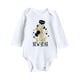 thumbnail image 1 of Gibobby Mamelucos para bebe niño polar Mi primera ropa de Año Nuevo para recién nacido, bebé, niño y niña, trajes de Año Nuevo, conjunto de mono con estampado de letras(Blanco, 3-6 Meses), 1 of 5
