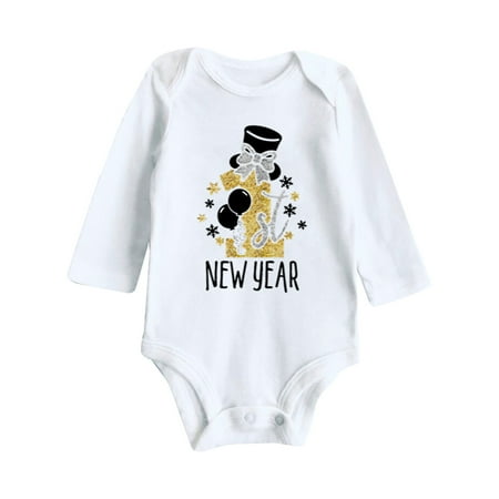 

Sngxgn Baby Boys Girls Onesie Romper Bodysuits Jumpsuit Outfitbaby Bodysuit Set White 0-3 Months