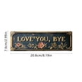 thumbnail image 2 of Love You, Goodbye Wall Decorations And Ornaments - 12x4 Inches Wooden Sign "Love You, Bye" Home Decor Art for Living Room, Bedroom, Kitchen, Gifts, 2 of 5