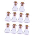 thumbnail image 1 of 10 Uds triángulo corcho botella deseos botella de DIY collar colgante para Mini joyería seco Pet Ash Púrpura, 1 of 7