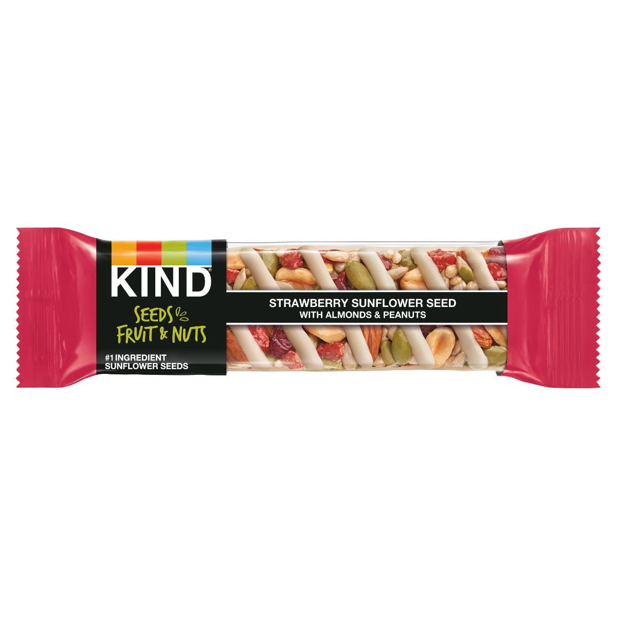 KIND Bars Strawberry Sunflower Seed Gluten Free Snacks - 6ct - Pack of 2