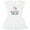 AA-White, variant on Inktastic My Godmother Loves Me Unicorn Gift Baby Girl Dress